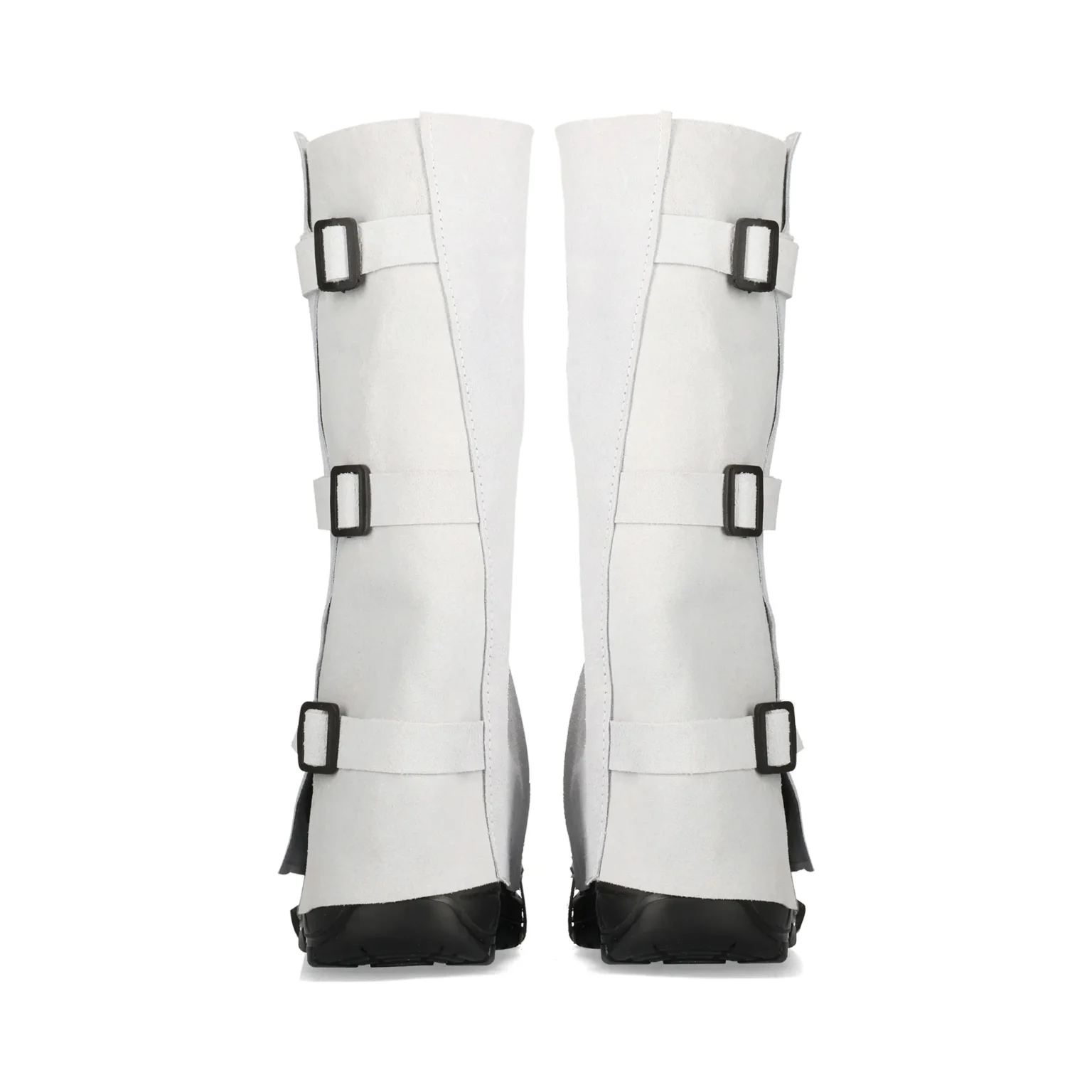 Chrome Leather Knee Spats - Image 2